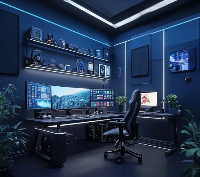 Professional studio environment